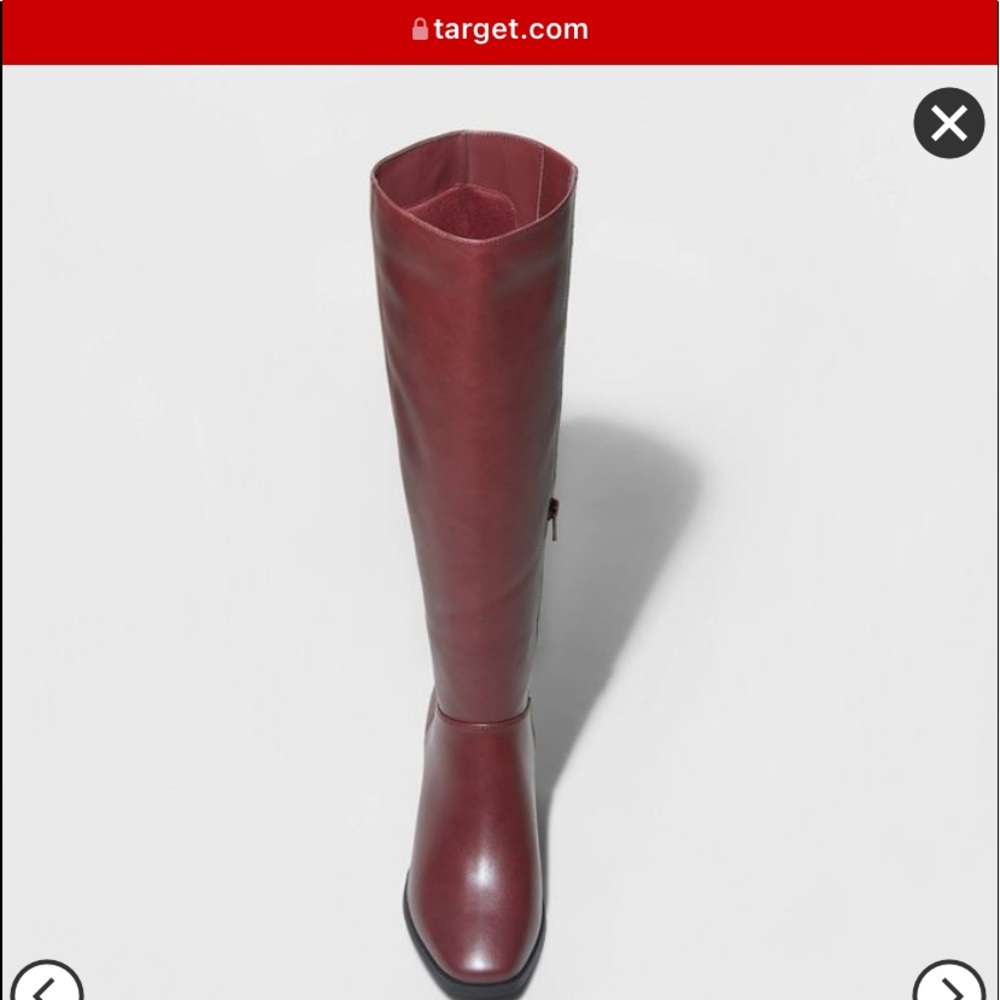 Women's Joy Tall Block Heeled Boots - A New Day™- NWOT